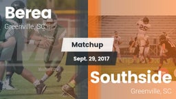 Matchup: Berea  vs. Southside  2017