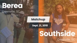 Matchup: Berea  vs. Southside  2018
