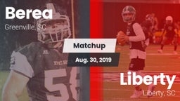 Matchup: Berea  vs. Liberty  2019