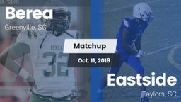 Matchup: Berea  vs. Eastside  2019