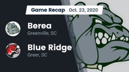 Recap: Berea  vs. Blue Ridge  2020