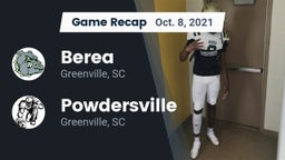 Recap: Berea  vs. Powdersville  2021