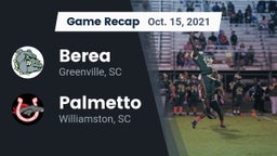 Recap: Berea  vs. Palmetto  2021