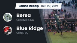Recap: Berea  vs. Blue Ridge  2021
