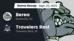Recap: Berea  vs. Travelers Rest  2023