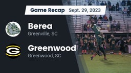 Recap: Berea  vs. Greenwood  2023