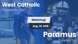 Matchup: West Catholic High vs. Paramus  2019