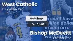 Matchup: West Catholic High vs. Bishop McDevitt  2019