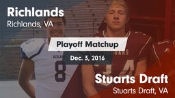 Matchup: Richlands High vs. Stuarts Draft  2016