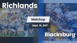 Matchup: Richlands High vs. Blacksburg  2017