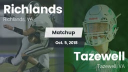 Matchup: Richlands High vs. Tazewell  2018