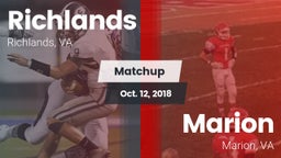 Matchup: Richlands High vs. Marion  2018