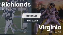 Matchup: Richlands High vs. Virginia  2018