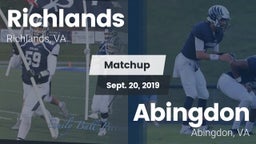 Matchup: Richlands High vs. Abingdon  2019