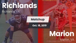 Matchup: Richlands High vs. Marion  2019