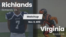 Matchup: Richlands High vs. Virginia  2019