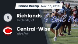 Recap: Richlands  vs. Central-Wise  2019