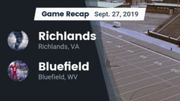 Recap: Richlands  vs. Bluefield  2019