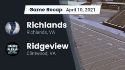 Recap: Richlands  vs. Ridgeview  2021
