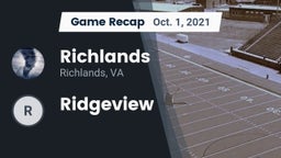 Recap: Richlands  vs. Ridgeview 2021