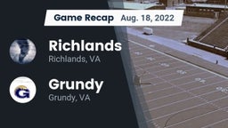 Recap: Richlands  vs. Grundy  2022
