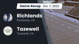 Recap: Richlands  vs. Tazewell  2022