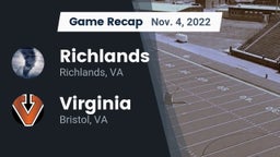 Recap: Richlands  vs. Virginia  2022