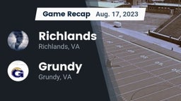 Recap: Richlands  vs. Grundy  2023
