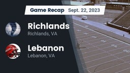 Recap: Richlands  vs. Lebanon  2023