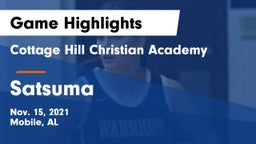 Cottage Hill Christian Academy vs Satsuma  Game Highlights - Nov. 15, 2021