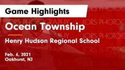 Ocean Township  vs Henry Hudson Regional School Game Highlights - Feb. 6, 2021