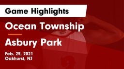 Ocean Township  vs Asbury Park  Game Highlights - Feb. 25, 2021