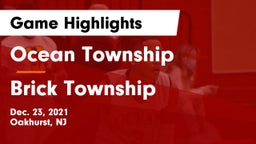 Ocean Township  vs Brick Township  Game Highlights - Dec. 23, 2021