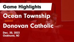 Ocean Township  vs Donovan Catholic  Game Highlights - Dec. 20, 2022
