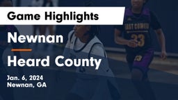 Newnan  vs Heard County  Game Highlights - Jan. 6, 2024