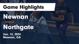 Newnan  vs Northgate  Game Highlights - Jan. 13, 2024