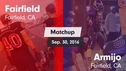Matchup: Fairfield High vs. Armijo  2016