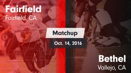 Matchup: Fairfield High vs. Bethel  2016
