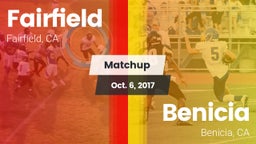 Matchup: Fairfield High vs. Benicia  2017
