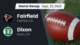 Recap: Fairfield  vs. Dixon  2022