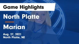 North Platte  vs Marian  Game Highlights - Aug. 27, 2021