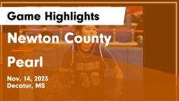 Newton County  vs Pearl  Game Highlights - Nov. 14, 2023