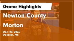 Newton County  vs Morton  Game Highlights - Dec. 29, 2023
