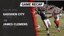 Recap: Gadsden City  vs. James Clemens  2016