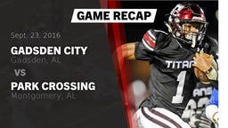 Recap: Gadsden City  vs. Park Crossing  2016