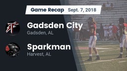 Recap: Gadsden City  vs. Sparkman  2018