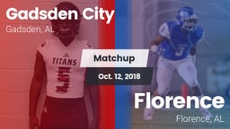 Matchup: Gadsden City vs. Florence  2018