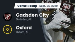 Recap: Gadsden City  vs. Oxford  2020