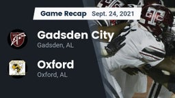 Recap: Gadsden City  vs. Oxford  2021