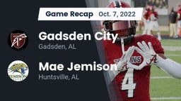 Recap: Gadsden City  vs. Mae Jemison  2022